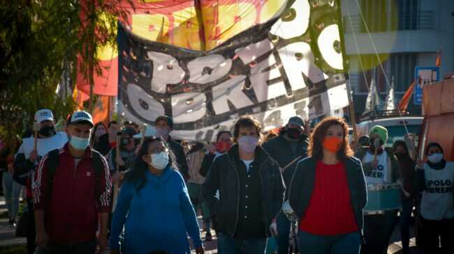 Villa 31 Polo Obrero acto Partido Obrero Frente de Izquierda Unidad