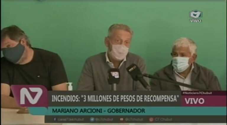 Arcioni incendios patagonia chubut