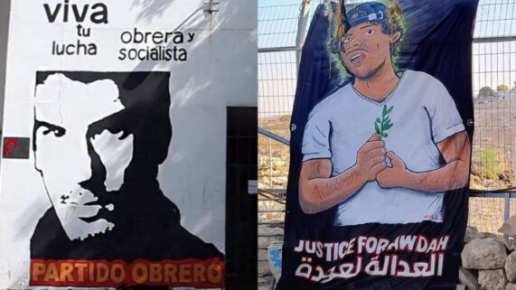 Awdah Hathaleen en Cisjordania, Mariano Ferreyra en Barracas