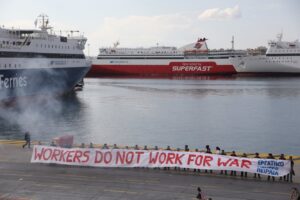 Jornada internacional de lucha en decenas de puertos del mundo
