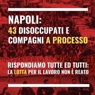 Italia: inician megaproceso judicial contra desocupados en lucha