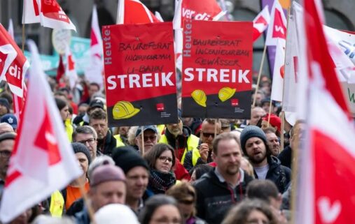 Labor unrest grew in Europe