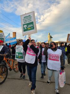 Santa Cruz: Caleta Olivia se movilizó en defensa del ambiente y contra la Ley de Inviolabilidad de la Propiedad Privada