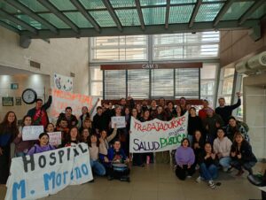 Neuquén: importante acción de lucha por las 6hs en salud
