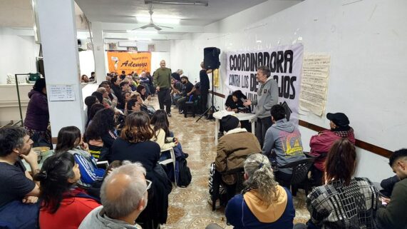 Asamblea en Ademys contra los desalojos y por el derecho a la vivienda