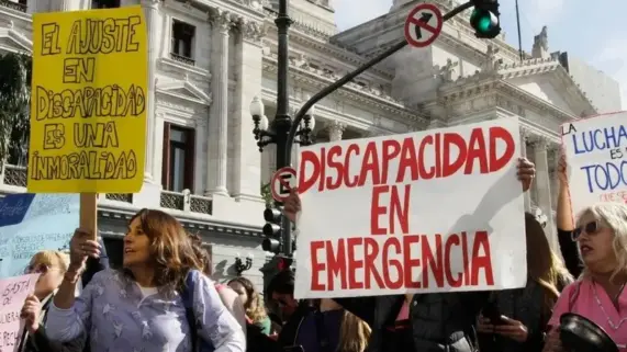 Movilizamos al Congreso por la prórroga de la Ley de Emergencia en Discapacidad y contra el vaciamiento
