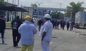 Los trabajadores del frigorífico Ecocarnes frenan la planta por no percibir el pago total de sus salarios