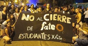 Crece la solidaridad de los secundarios con la lucha de Fate
