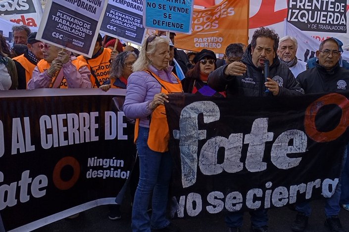 Sindicatos de Brasil le dicen a Kicillof que intervenga en Fate