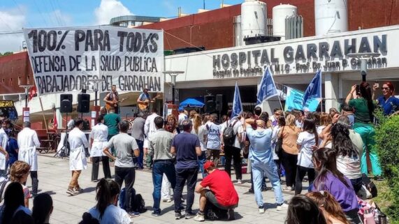 Otra fake news para atacar la organización gremial de los trabajadores del Hospital Garrahan