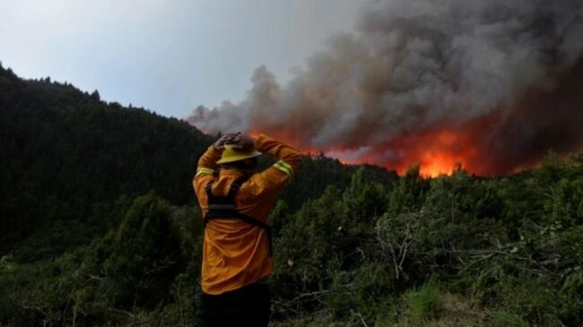 incendio bariloche cerro tronador