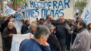 En Concordia, la policía también persigue y reprime jubilados