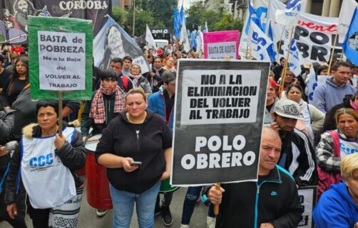 Contra el millón de despidos en el Volver al Trabajo, el 7 de agosto marchamos desde Constitución a Plaza de Mayo