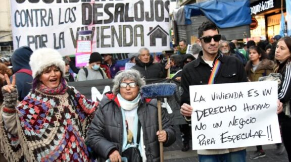 CABA: una movilización reclamará este miércoles que inmuebles se destinen a resolver la crisis de vivienda