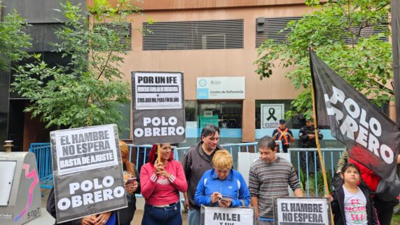 Córdoba: corte y marcha del Polo Obrero por bono de fin de año