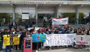 Una movilización exigió la libertad y absolución para Milagros Portillo