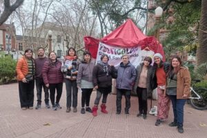 San Fernando: la Multicolor llevó a cabo una posta educativa en el marco del paro de 48 horas