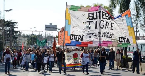 Suteba Tigre llama a parar y movilizarse el 18 contra la reforma laboral esclavista