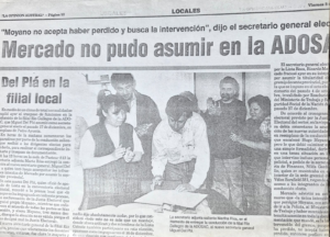 Santa Cruz: a 30 años de una elección histórica en Adosac