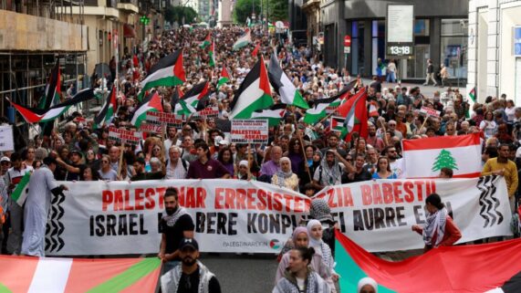A Plaza de Mayo contra el genocidio del pueblo palestino